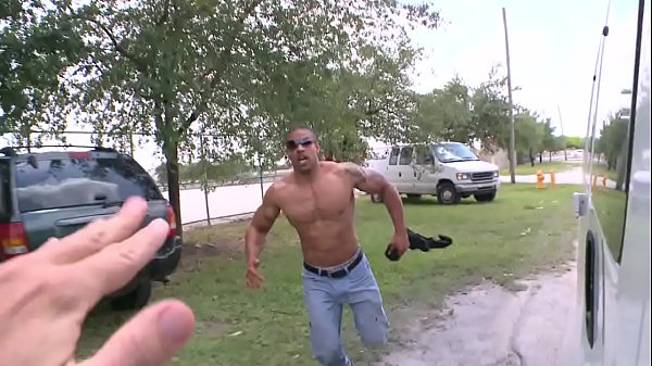 BAIT BUS - Muscular Hunk Robert Axel Gets Tricked Into Pounding Cole Harvey'_s Ass