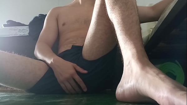 look at my feet while i watch tv