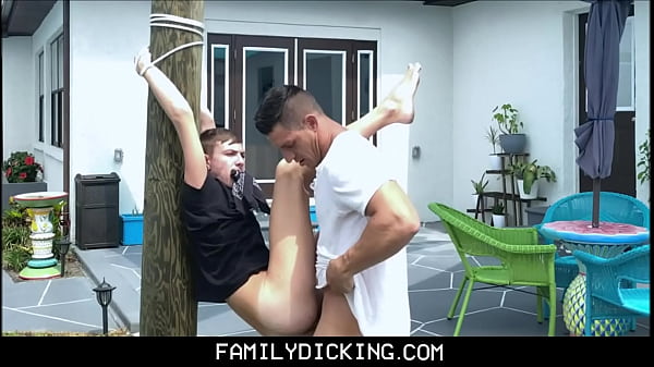 Twink Stepnephew Johnny Hunter Tied To Tree Fucked By Muscle Hunk Stepuncle