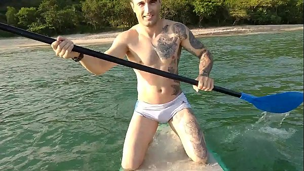 In White Swimwear #2 in paradise