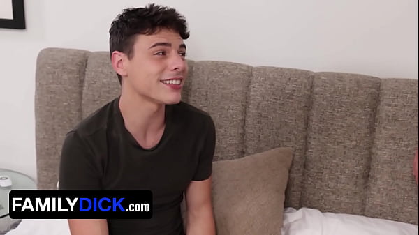 FamilyDick - Huge Muscular Stud Jax Phoenix Wraps His Plump Lips Around Stepson'_s Hard Cock