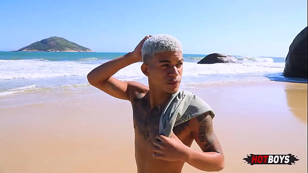 Giving it to the gifted on the nudist beach!