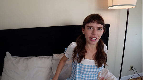 Brunette Beauty Krystal Palmer Cosplays as Dorothy &amp_ Gets Creampied