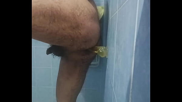 Giving myself a good time in the shower and giving my first blowjob to a dildo