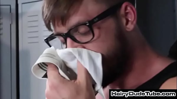 Caught Sniffing Daddy'_s Sweaty jockstrap@HairyDudeTube