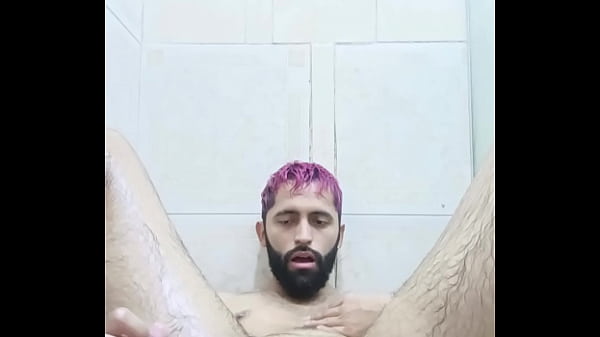 Big Dick Latino Camilo Brown Using Oil And a Vibrator In The Shower To Give Himself An Intense Prostate Orgasm