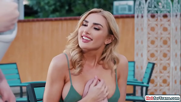 HotforTrans.com - Tgirls give busty lady happy end massage