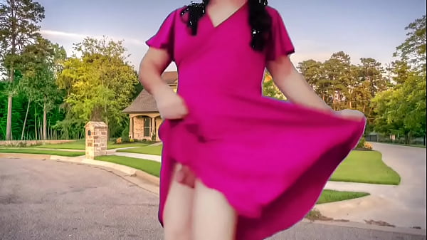 Neighbors watching me dancing sexy nude in the garden