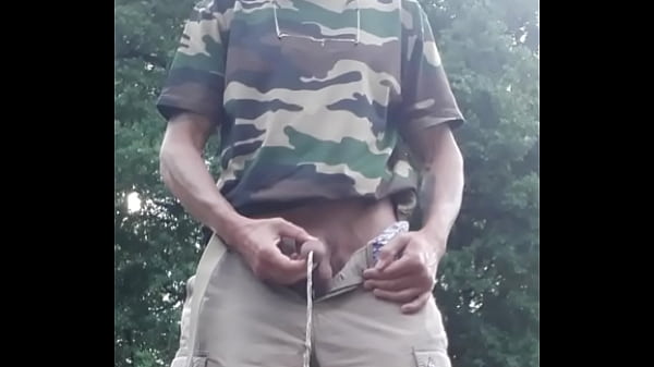 exhib pee from my cock my ass and my anus outdoors