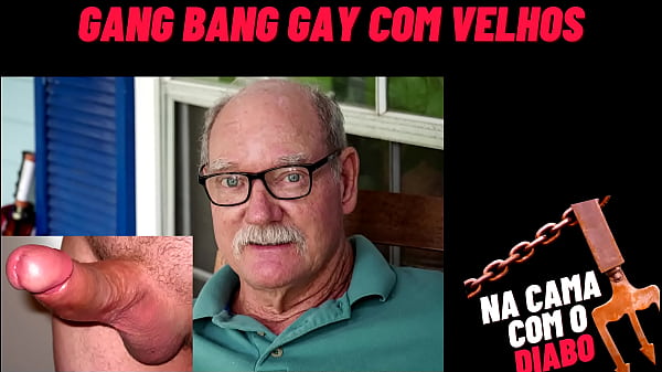 In Bed with the Devil - Gay gang bang with old men (&Aacute_udio)