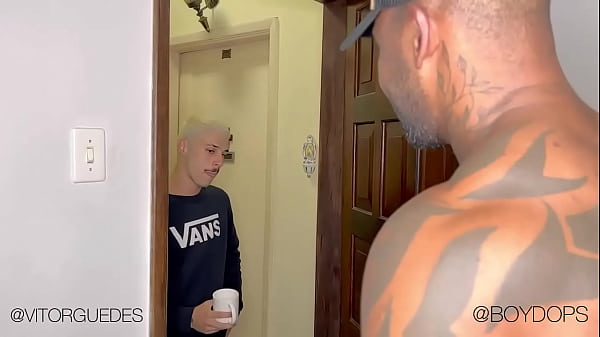 The neighbor's young son came to get the sugar and took milk from the gifted black man