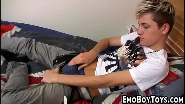 Emo twink masturbating by himself